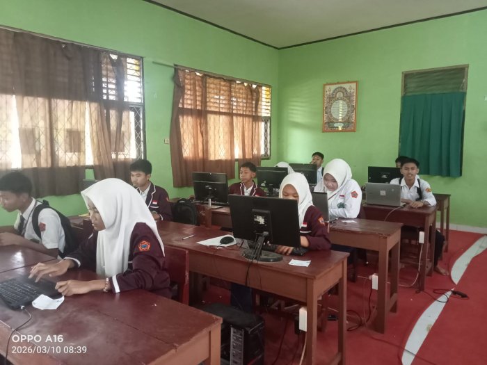 Sukses dan Tertib, MTsN 4 Rampungkan Simulasi TKA Selama Dua Hari