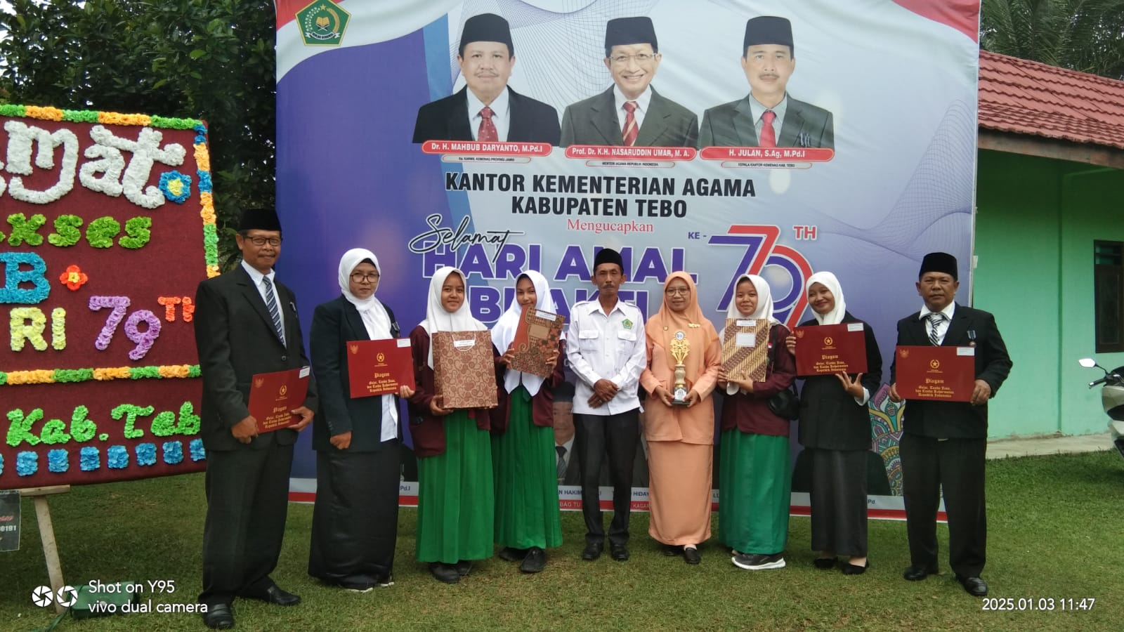 MTsN 4 TEBO RAIH PRESTASI DALAM PERINGATAN HAB KE-79