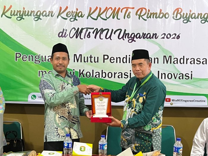 UCAPAN KETUA KKM MTs pasca Kunjungan kerja dan studi tiru 15 sd. 23 Januari 2026