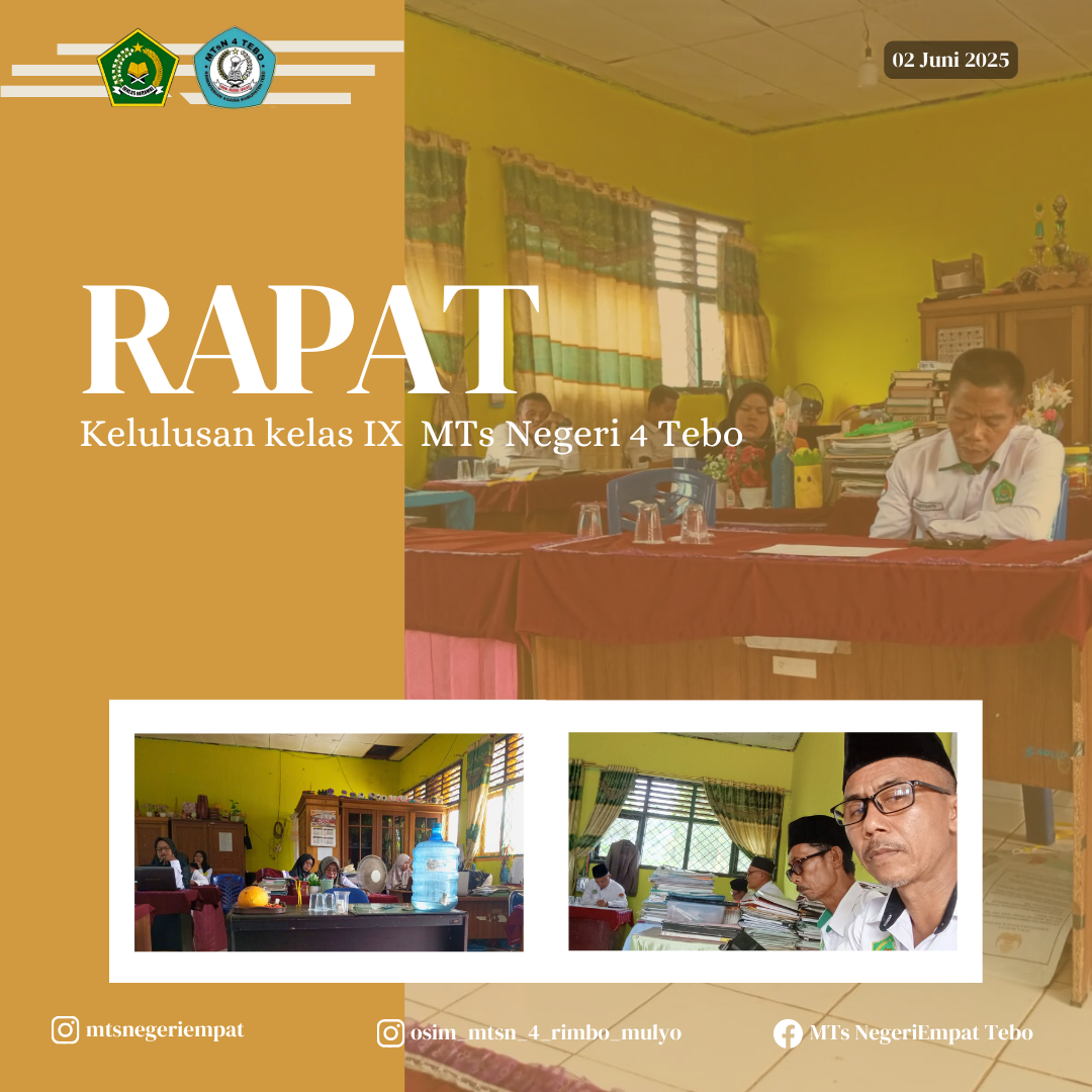 Rapat Kelulusan Kelas IX Angkatan 37