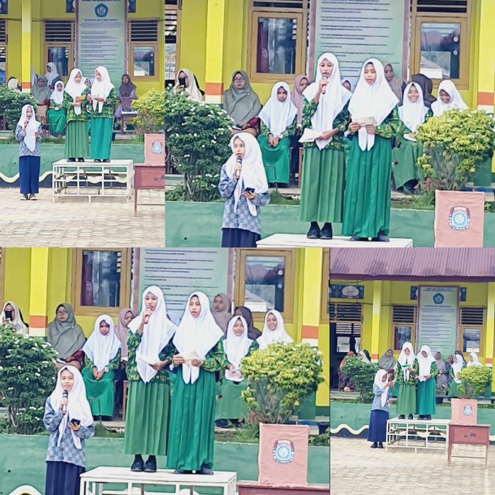 Siswa MTsN 4 Tebo Antusias Pilih Ketua OSIM Priode 2026/2027