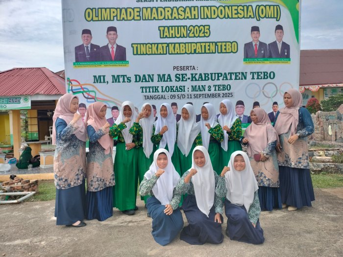 MTsN 4 Tebo Ikuti Olimpiade Madrasah Indonesia Kabupaten Tebo